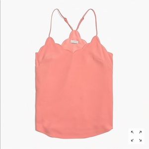 J by J Crew Scalloped Cami Top